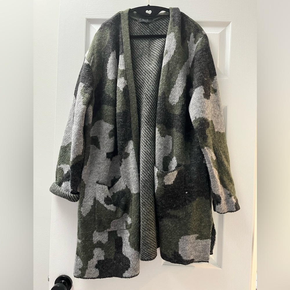 Fuzzy Long Cardigan